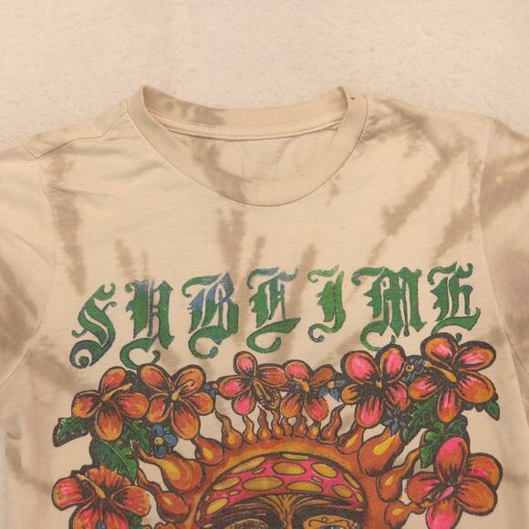 Sublime Band Short Sleeve Crew Neck Graphic T Shirt Mens Size Small S Tie Dye - Picture 1 of 9
